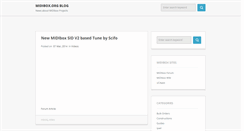 Desktop Screenshot of midibox.org