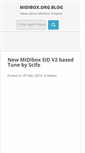 Mobile Screenshot of midibox.org