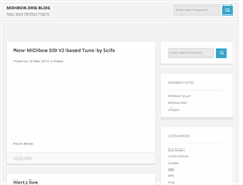 Tablet Screenshot of midibox.org