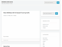 Tablet Screenshot of forum.midibox.org